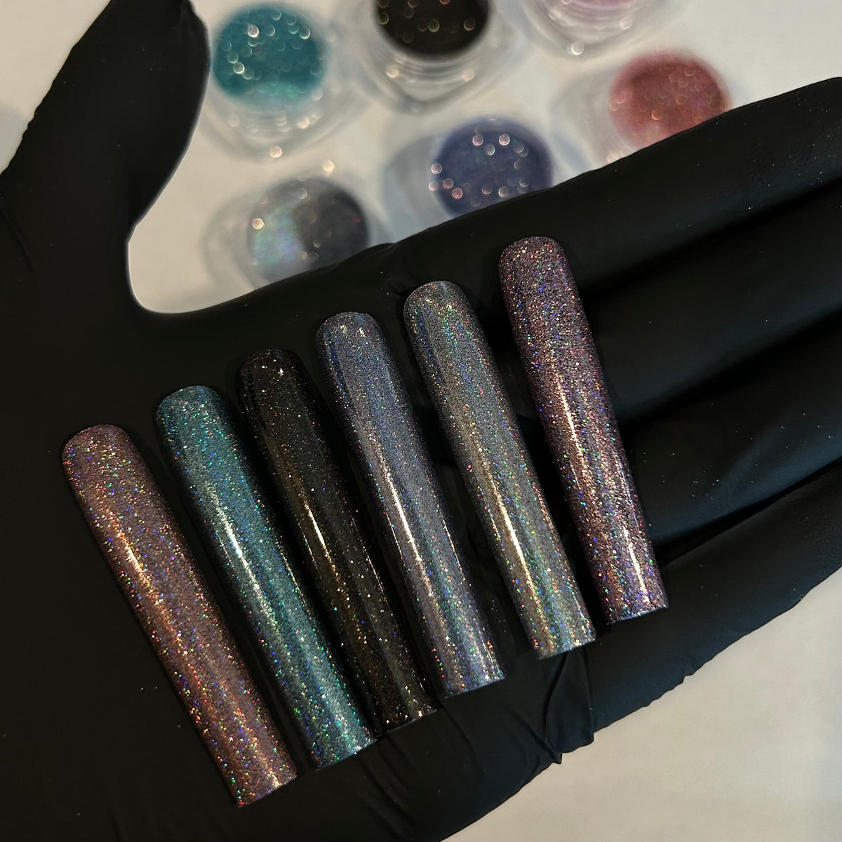 Holographic Powder - Deep Blue – NAILPROF